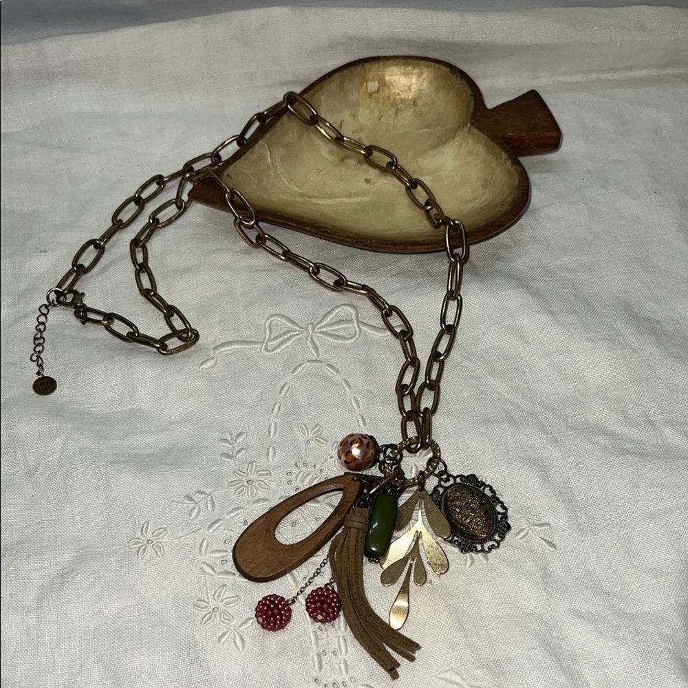 Plunder - Charming Multi-Color Pendant Necklace Whimsygoth boho